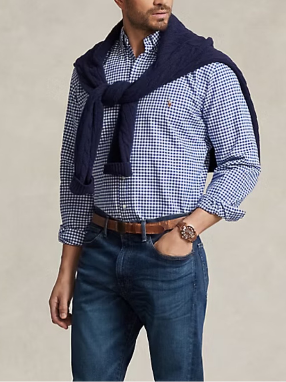 Polo Ralph Lauren Gingham Oxford Button Down Shirt